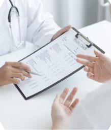 Medical provider consulting a patient about Bella Medical Associates’ 60-Day Health & Wellbeing Plan offering holistic coaching for weight loss, stress management, and sustainable wellness.